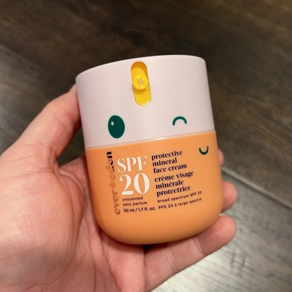 Evereden Kids Fragrance-Free Face Cream SPF 20 – 1.7 oz,‎ Clean & Non-Toxic